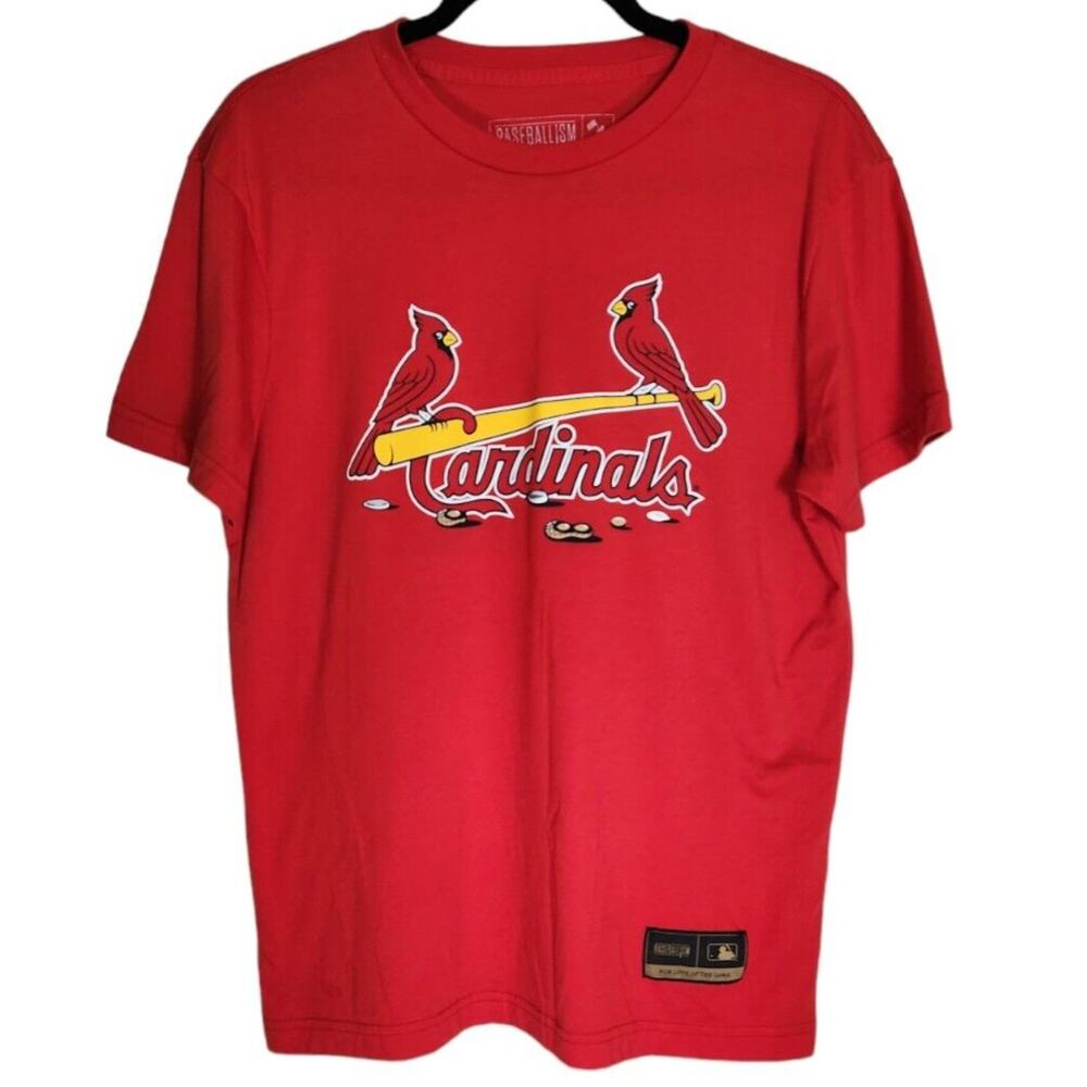 MLB St. Louis Cardinals Baseball Mens Logo T-Shirt Size Medium